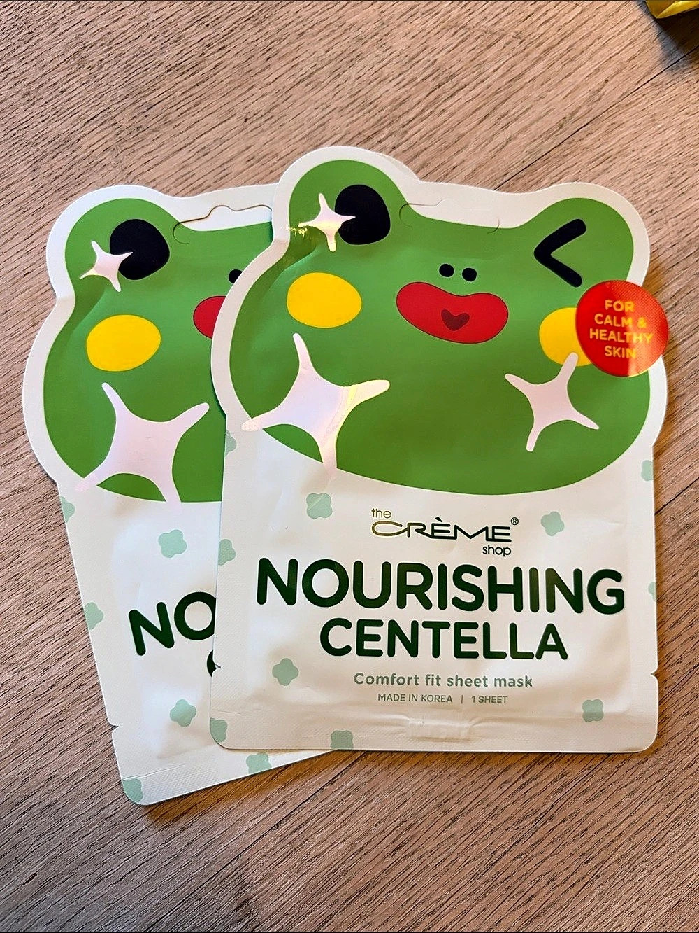 The Creme Shop Nourishing Centella Comfort Fit Sheet Mask Sheet Masks 2-Pack